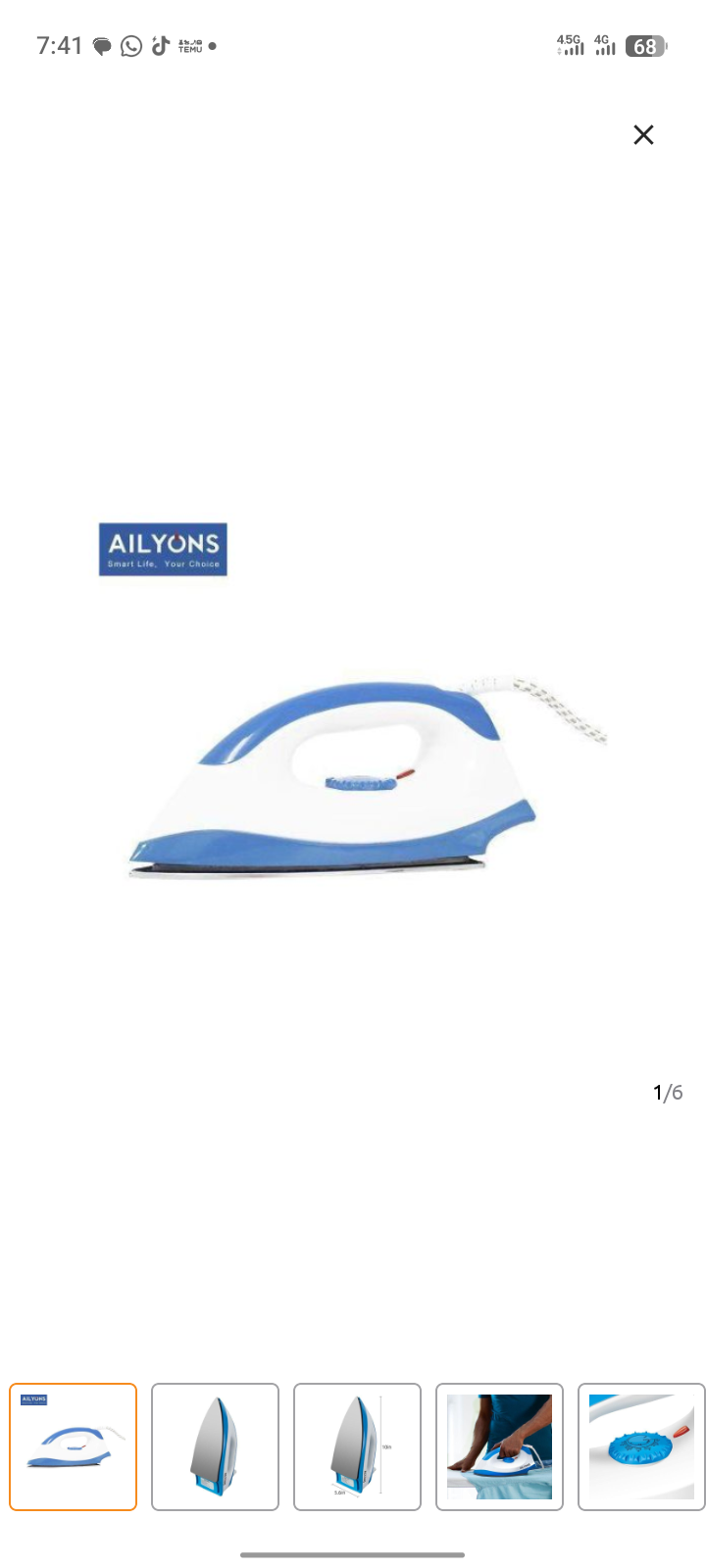 Electric iron